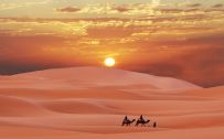 撒哈拉沙漠高清壁纸图片